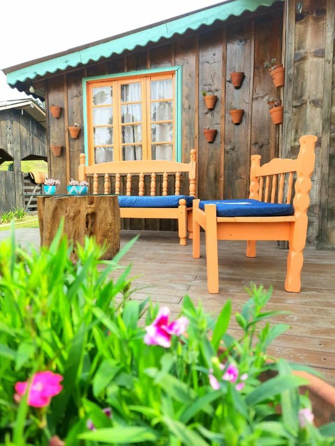 Sitio Recanto Da Guarda - Cabana Araucaria Бон-Ретиру Экстерьер фото