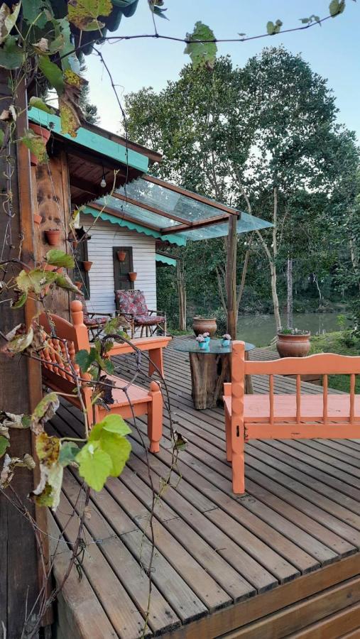Sitio Recanto Da Guarda - Cabana Araucaria Бон-Ретиру Экстерьер фото